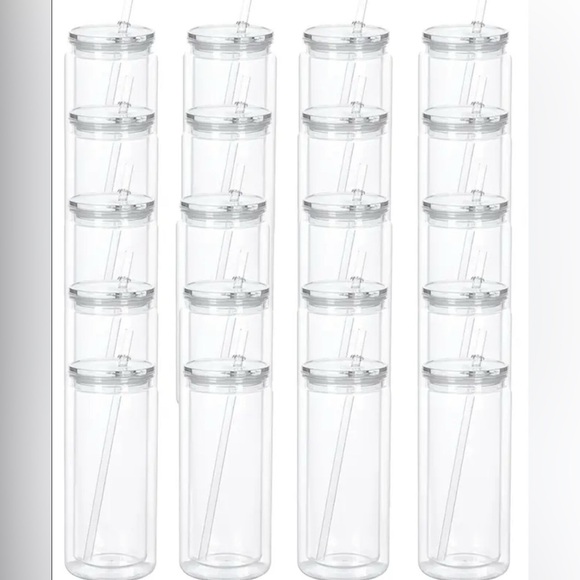 20 oz Acrylic Double-Walled Tall Tumbler for CUSTOM Snow Globe Tumbler - Picture 3 of 3